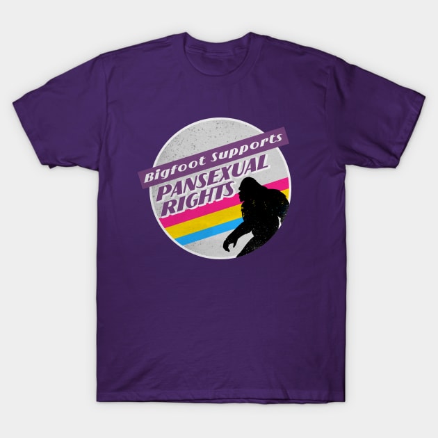 Pan Pride Bigfoot T-Shirt by creepvrs